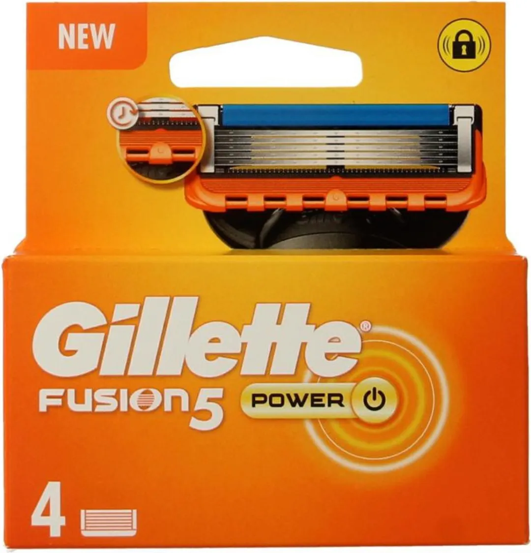 Gillette Fusion 5 Power Navulmesjes - 4 Stuks - afbeelding 5 van 8