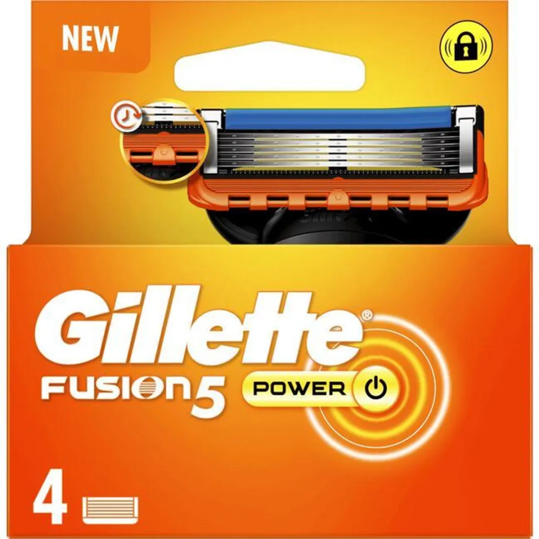 Gillette Fusion 5 Power Navulmesjes - 4 Stuks - afbeelding 8 van 8