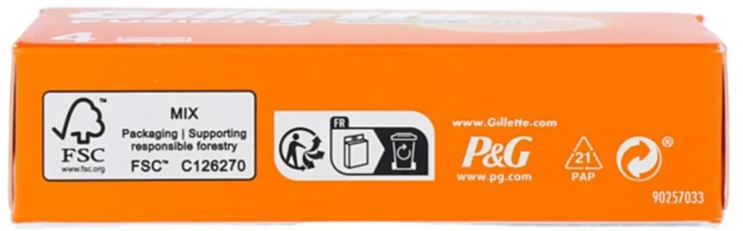 Gillette Fusion 5 Power Navulmesjes - 4 Stuks - afbeelding 7 van 8
