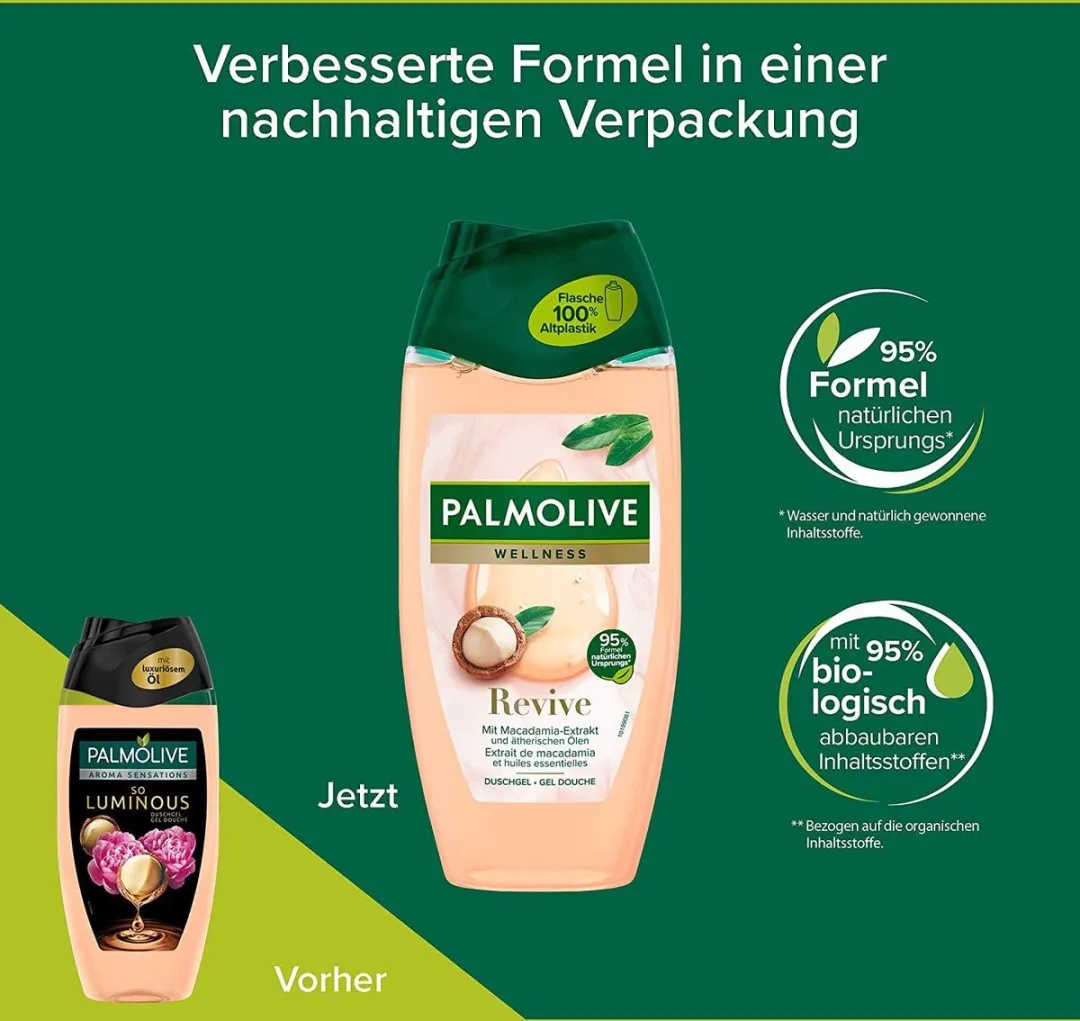 Palmolive Revive Macadamia Douchegel 750ml - 3 Stuks
