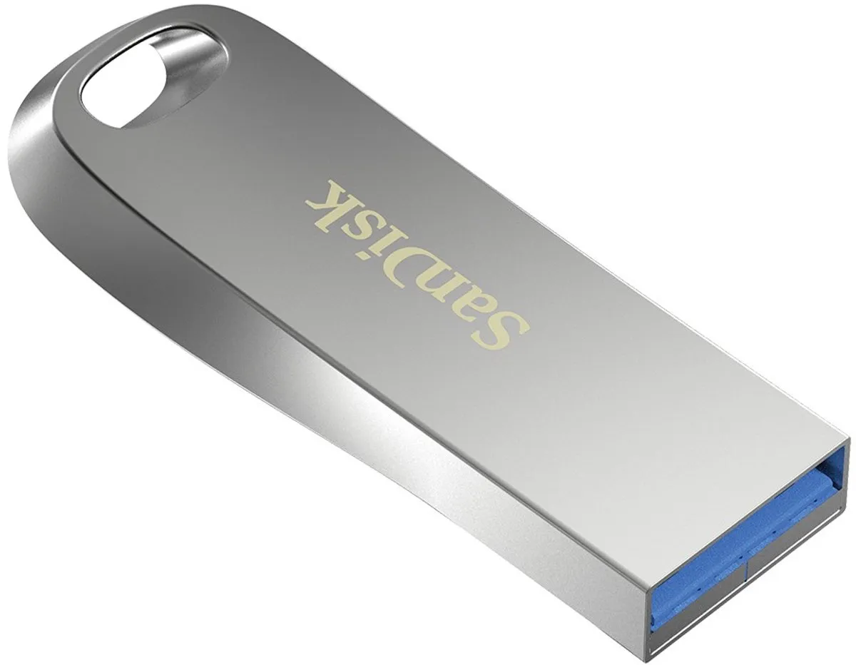 SanDisk Ultra Luxe SDCZ74-256G-G46 USB Stick 256GB - Zilver