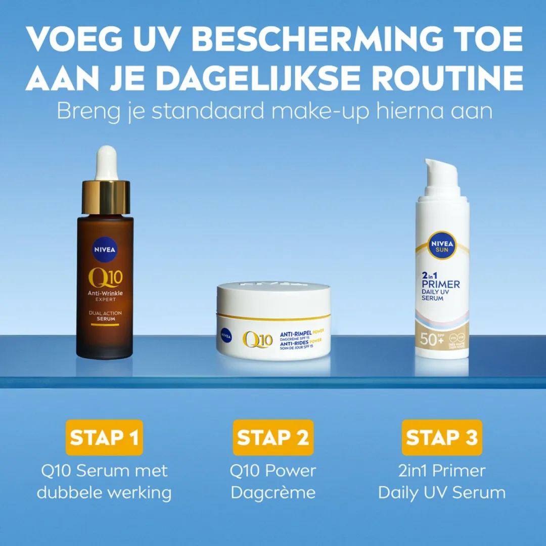 NIVEA SUN UV Face 2-in-1 Primer Makeup SPF 50+ - 30ml
