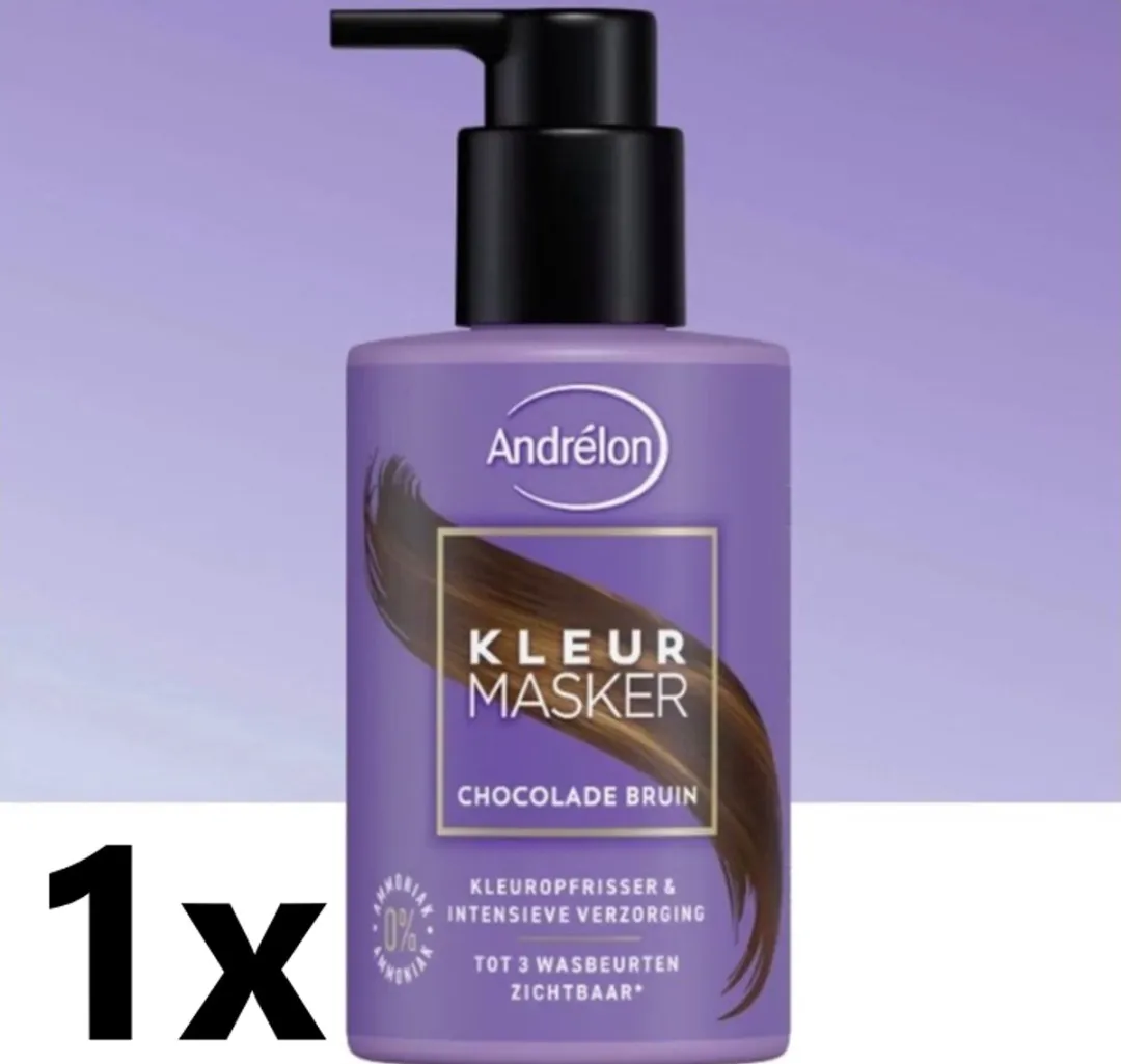 Andrélon Kleurmasker Chocoladebruin 200ml