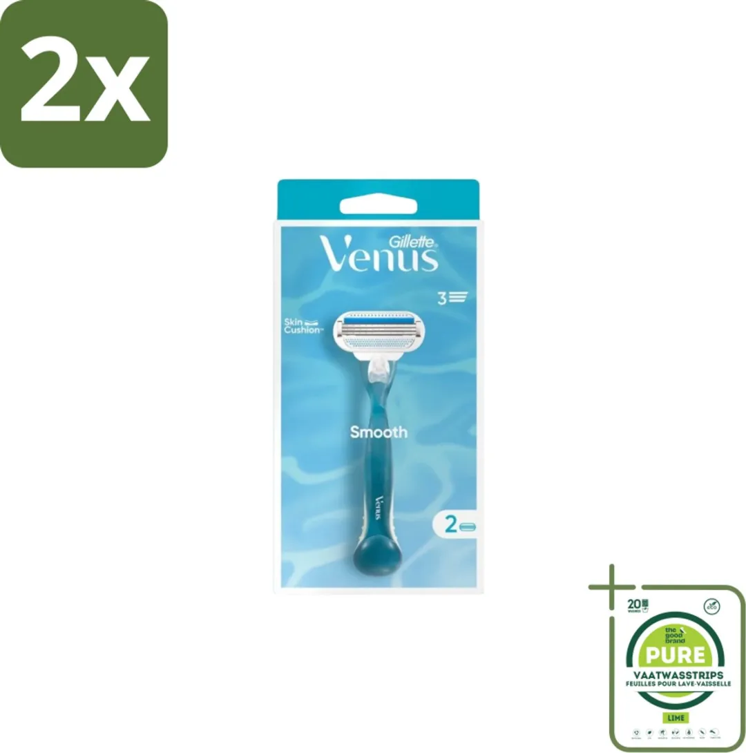 Gillette Venus Smooth Handvat + 2 Navulmesjes