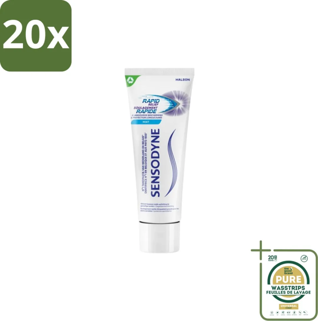 Sensodyne Rapid Relief Whitening Tandpasta 75ml