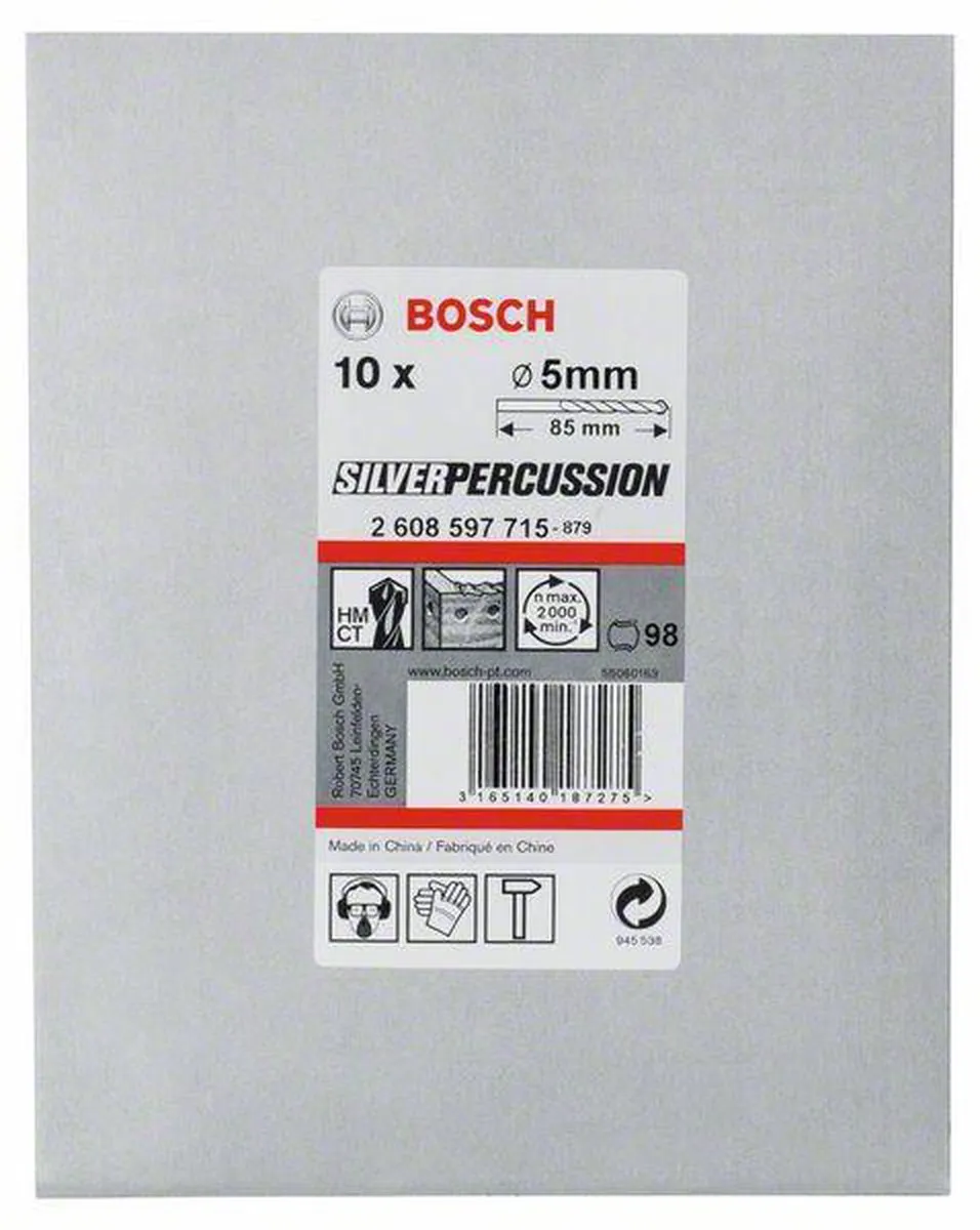Bosch CYL-3 Betonboor 10 Stuks - Ø4,5mm