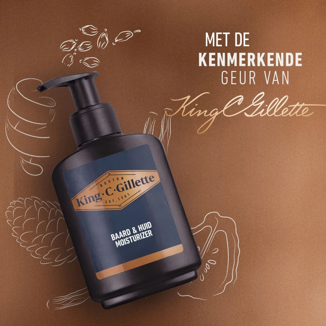 Gillette King C Baard & Huid Moisturizer 100ml
