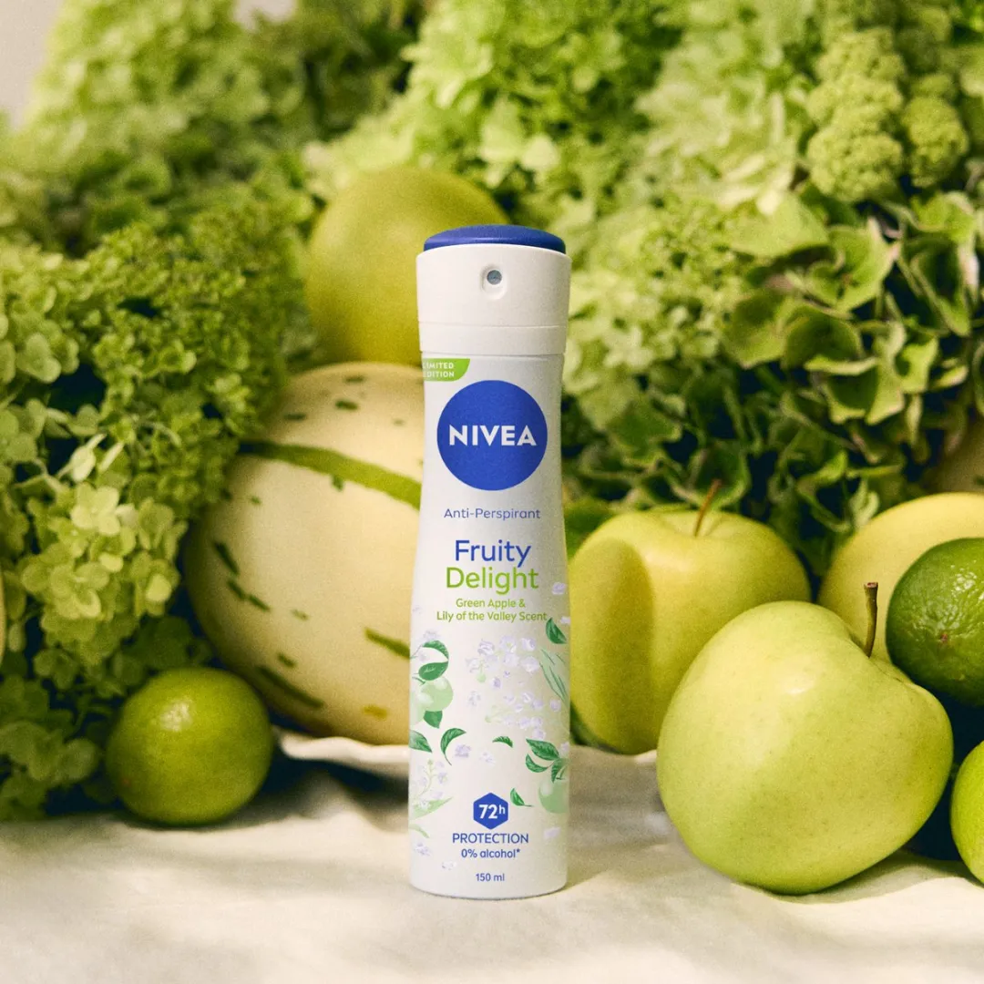 NIVEA Fruity Delight Deodorant Spray 72u - 6x150ml