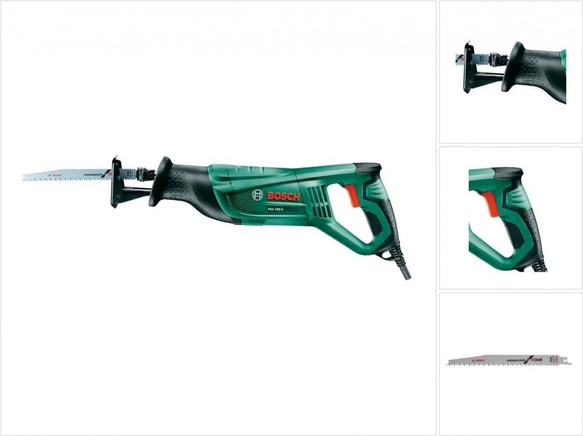 Bosch PSA 700 E Reciprozaag 710W - Houtzaagblad 2345X
