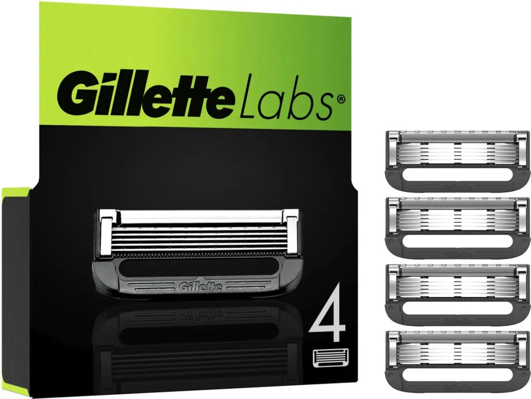 Gillette Labs Scheermesjes 5-blades - 4 Stuks