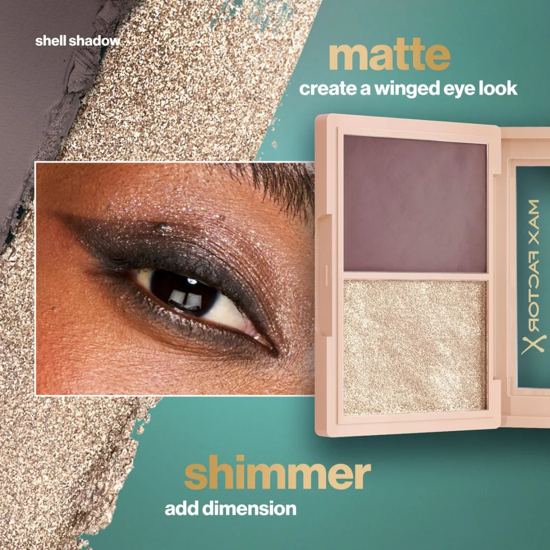 Max Factor 2000 Calorie Shadow Shaper Duo Palet - 030 Shell Shadow - 2 Kleuren