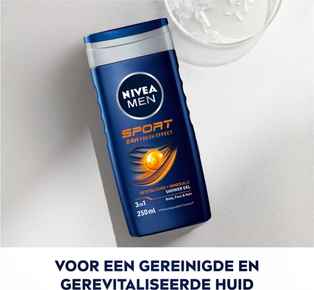 NIVEA Men Sport Douchegel 250ml - 12 Stuks