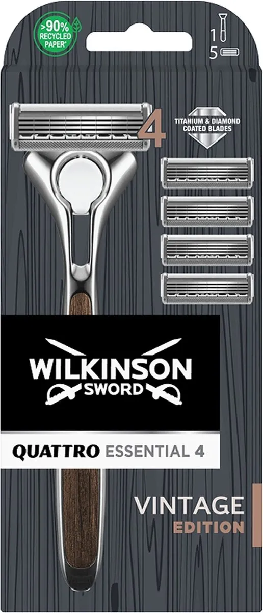 Wilkinson Sword Quattro Titanium Vintage Scheersysteem