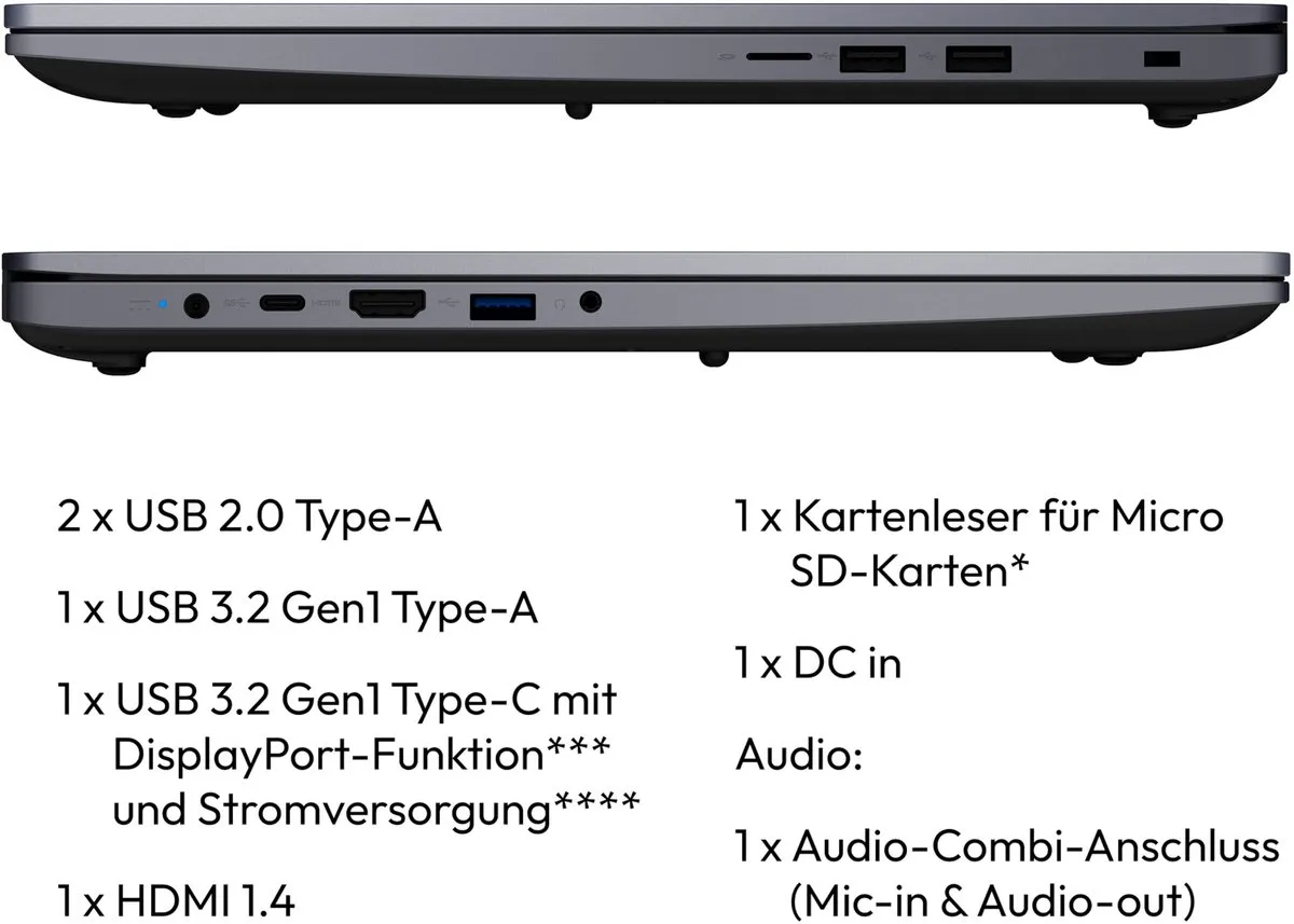 Medion Avantum 17 E1e Laptop - i3-N305 8GB 512GB SSD