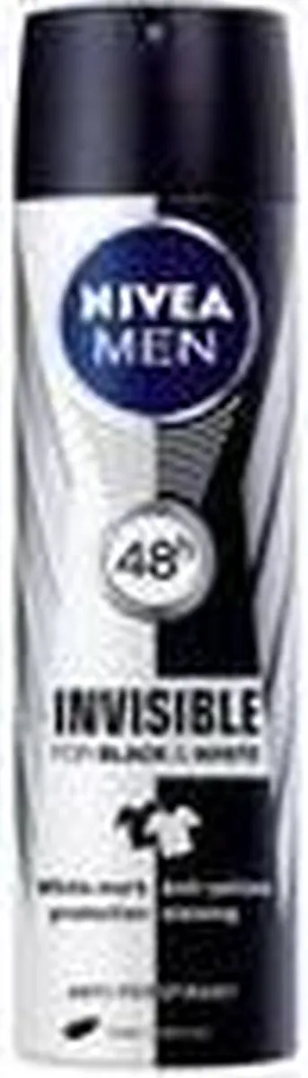 NIVEA Invisible For Black & White Power Antiperspirant Spray 150ml