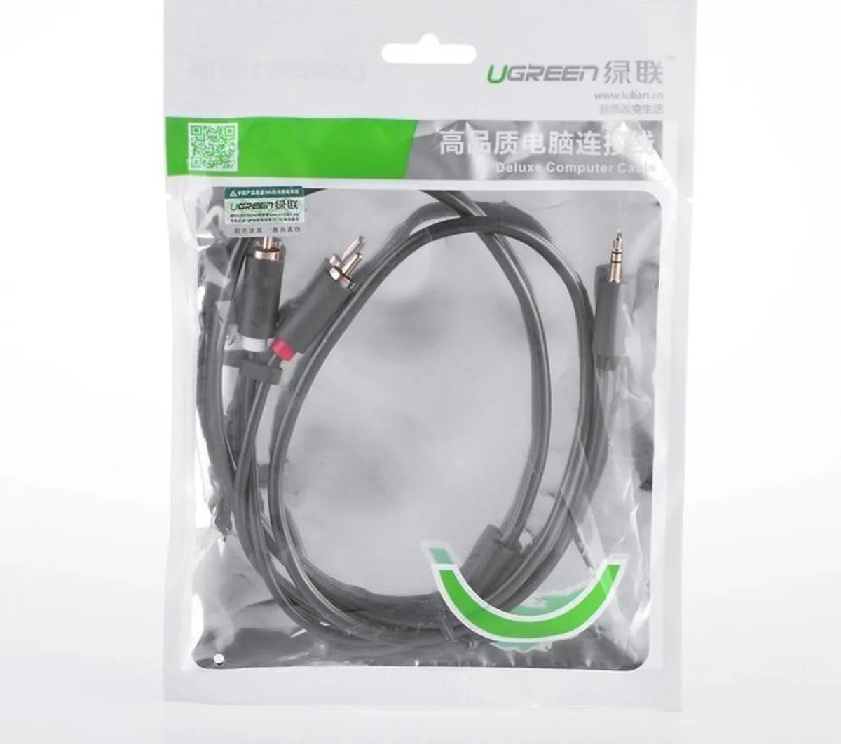 UGREEN 2x RCA naar 3.5mm Audiokabel - 1 Meter