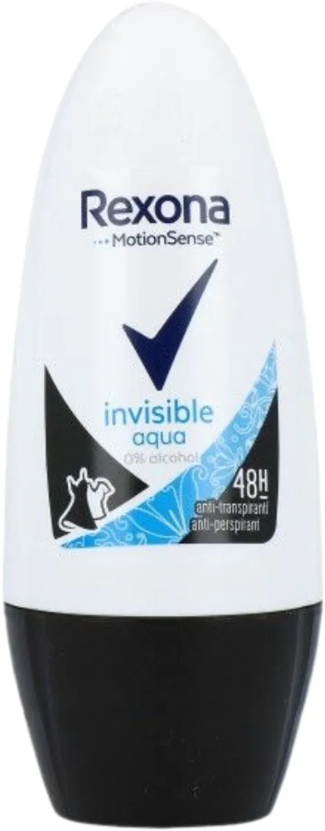 Rexona Invisible Aqua Deo Roller 100ml (2x50ml)