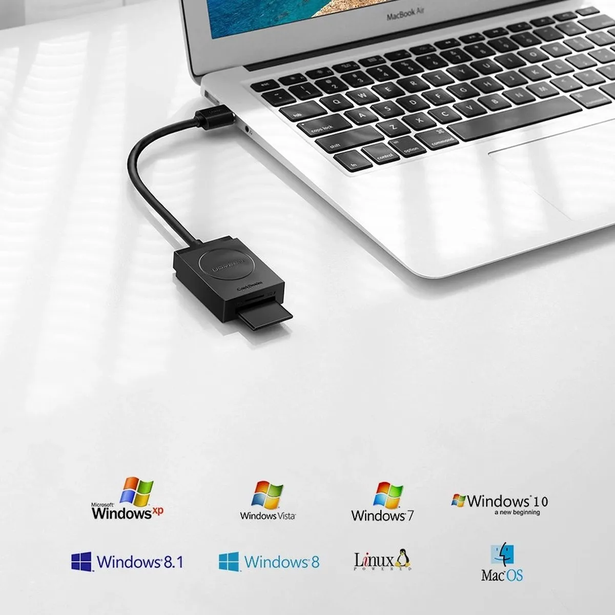 UGREEN SD/microSD Kaartlezer 6957303894178 - Zwart - afbeelding 4 van 5