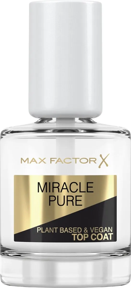 Max Factor Miracle Pure Vegan Nagellak Top Coat 001 - 12ml - afbeelding 6 van 6