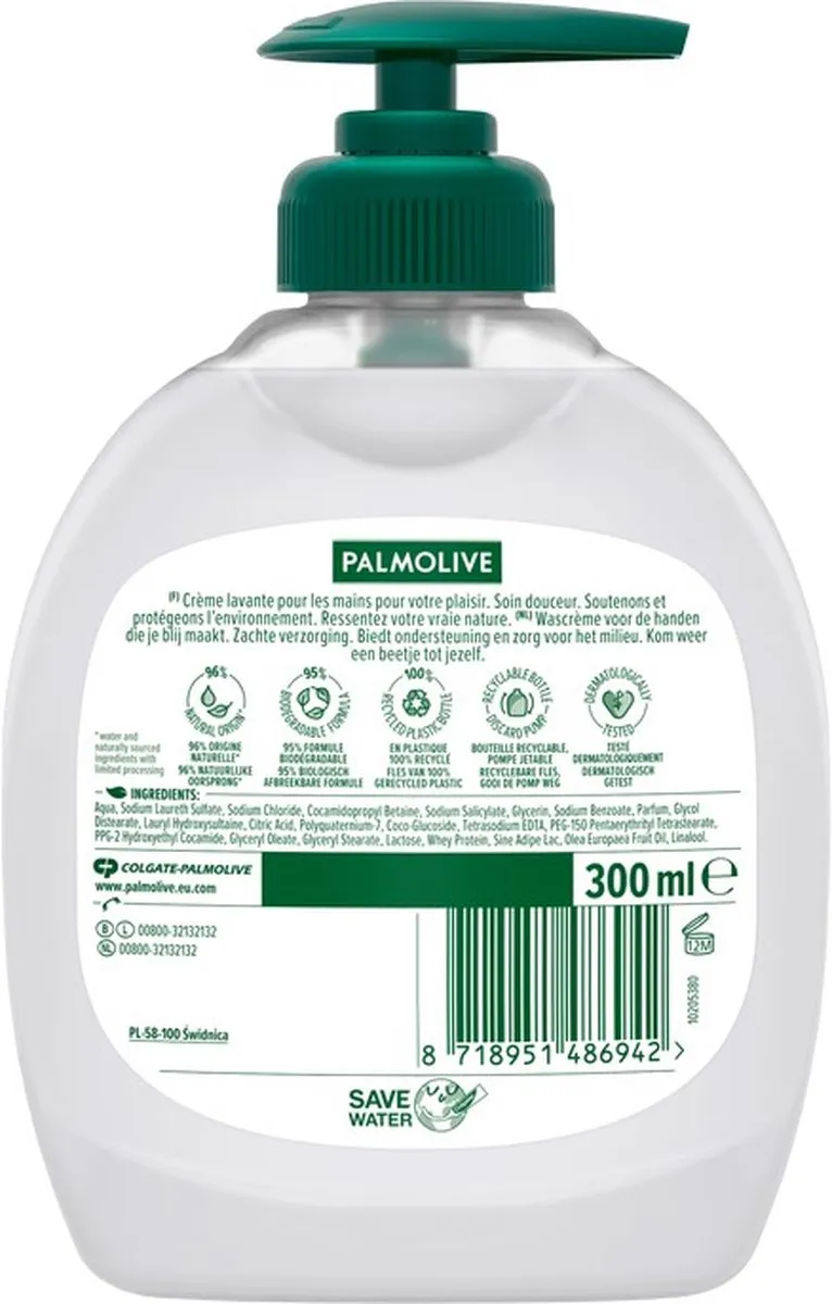 Palmolive Milk & Olive Handzeep 6x300ml