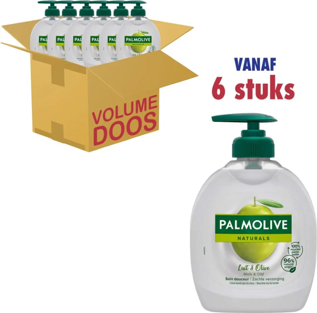 Palmolive Milk & Olive Handzeep 6x300ml