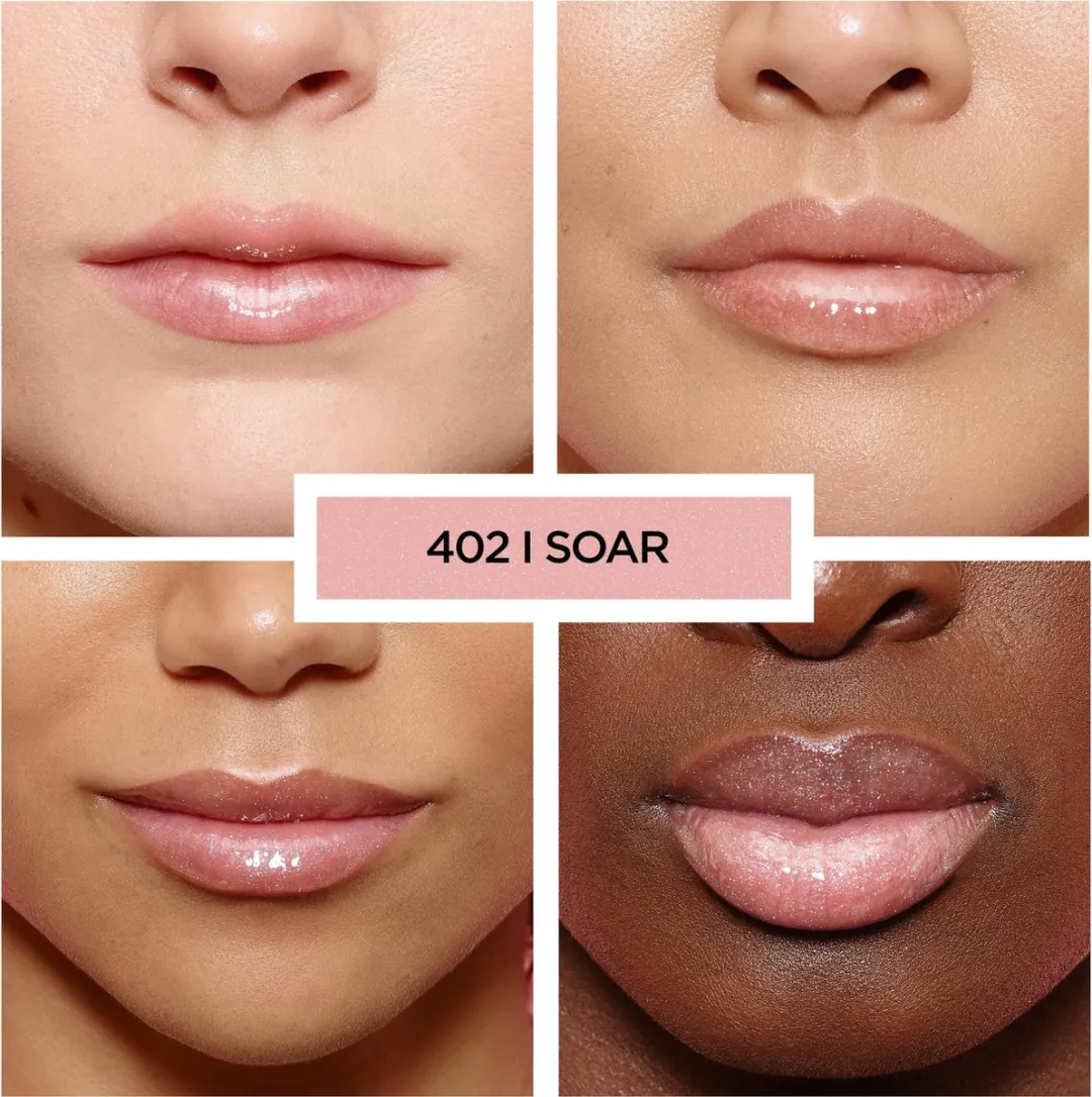 L'Oréal Paris Glow Paradise Balm in Gloss 402 I Soar - 7ml - Transparant Roze