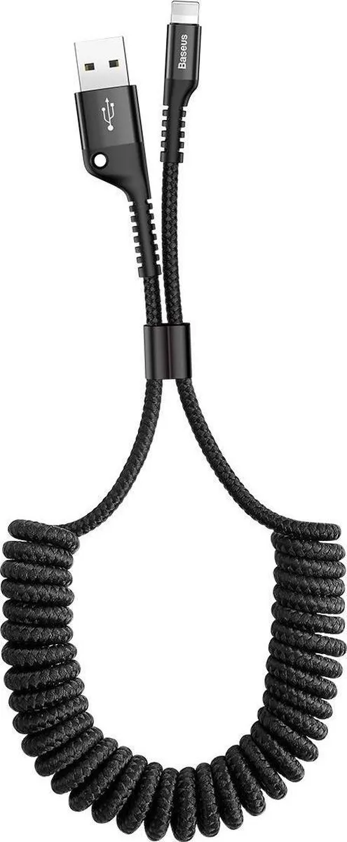 Baseus Fish Eye Spring USB/Lightning-kabel 1M 2A