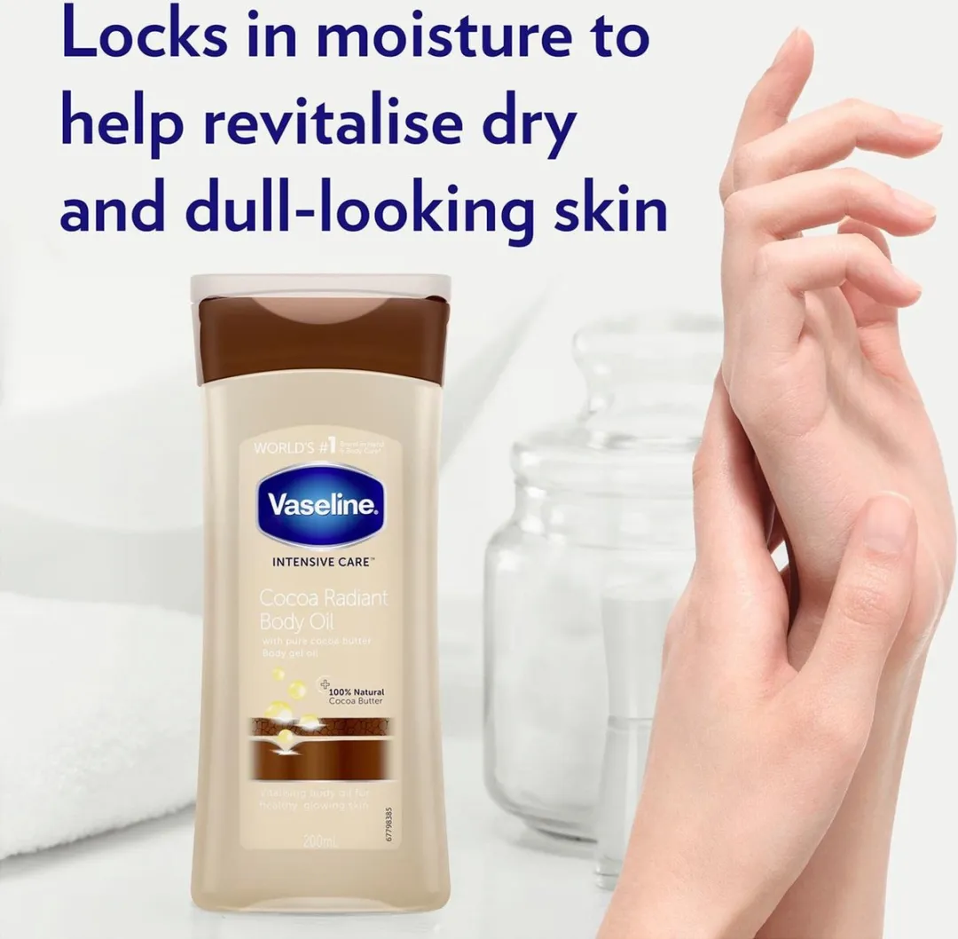 Vaseline Cacao Radiant Body Oil 200ml