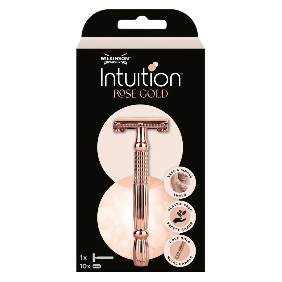 Wilkinson Sword Intuition Rose Gold Luxe Scheermes - 15x10 Stuks