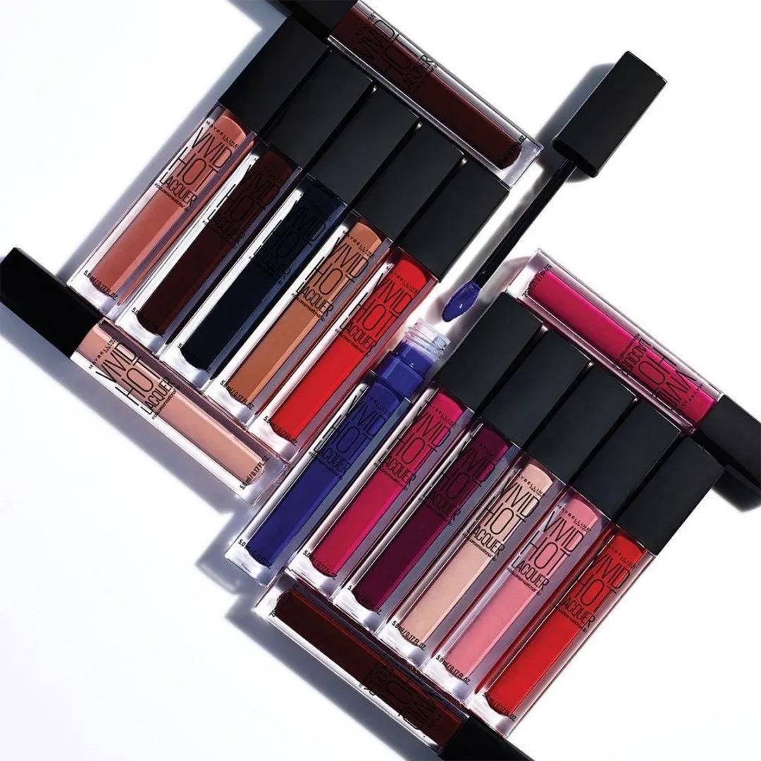 Maybelline New York Color Sensational Vivid Hot Lacquer Lip Gloss Major 80 - 9ml