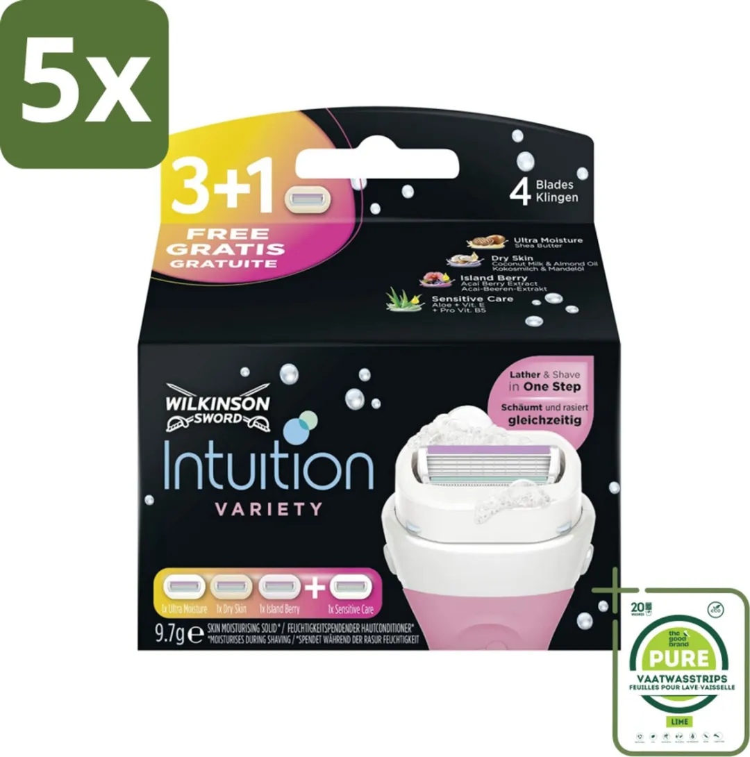 Wilkinson Sword Intuition 2-in-1 Navulmesjes 4 Stuks