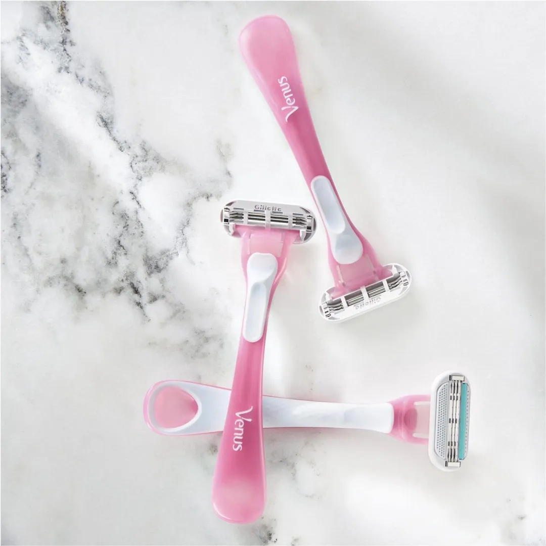 Gillette Venus Sensitive Wegwerp Scheermesjes 3 Stuks - Roze