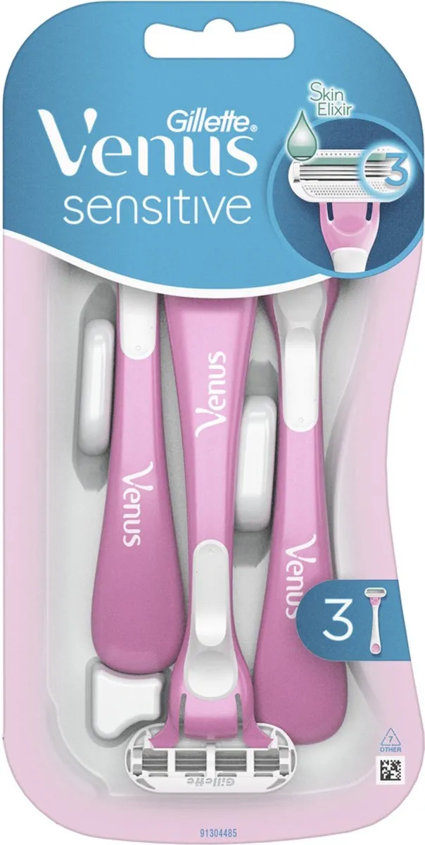 Gillette Venus Sensitive Wegwerp Scheermesjes 3 Stuks