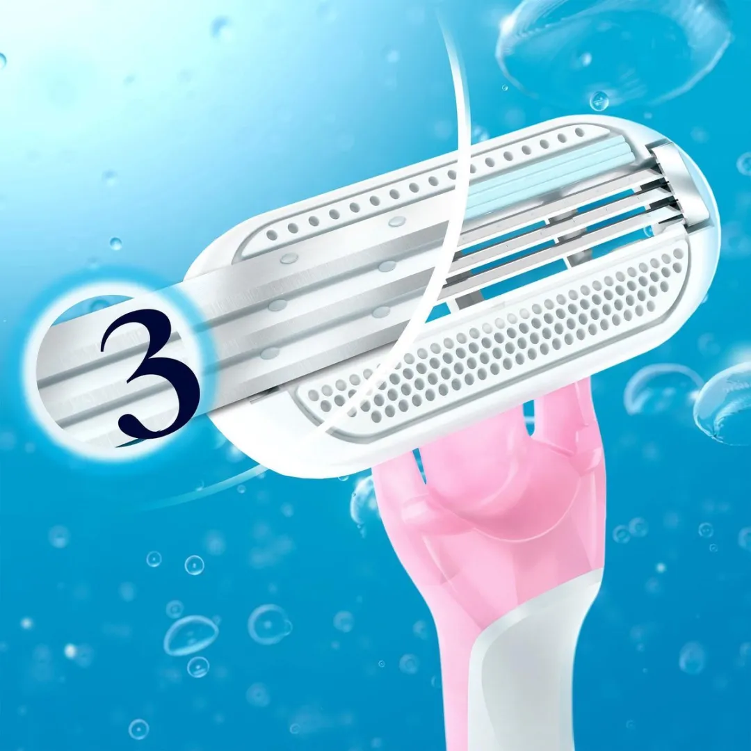 Gillette Venus Sensitive Wegwerp Scheermesjes 3 Stuks - Roze