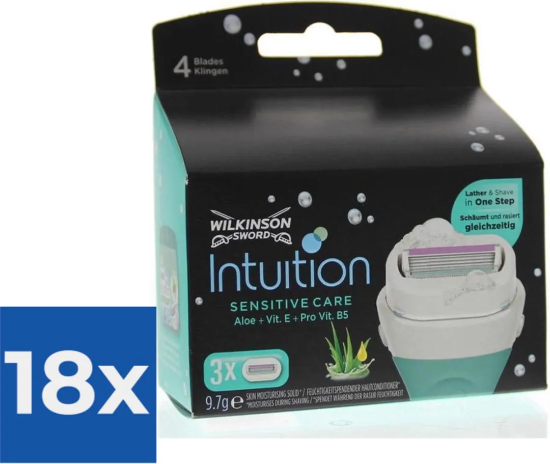 Wilkinson Sword Intuiti.dry Skin Mes Sens 3 Stuks