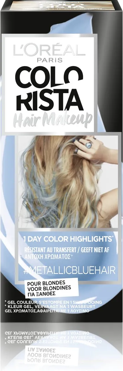 L'Oréal Paris Colorista Hair Makeup Metallicblue