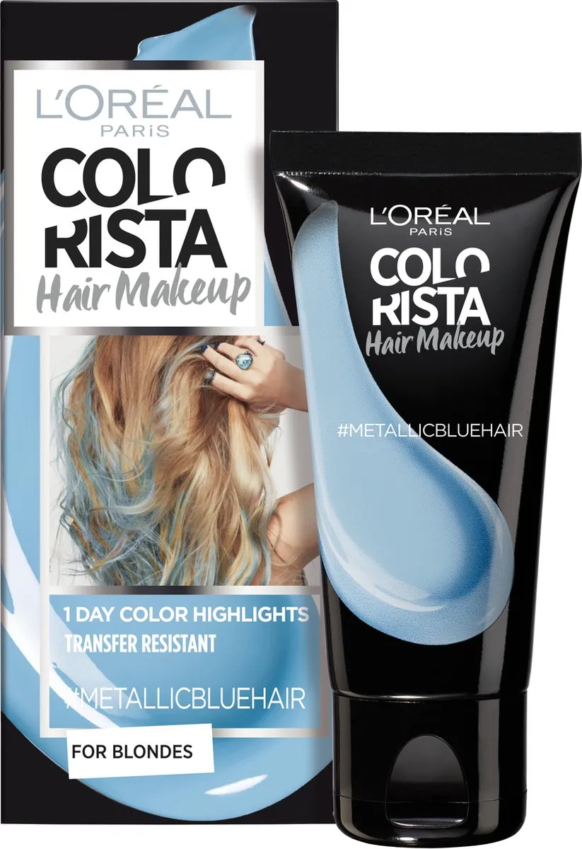 L'Oréal Paris Colorista Hair Makeup Metallicblue