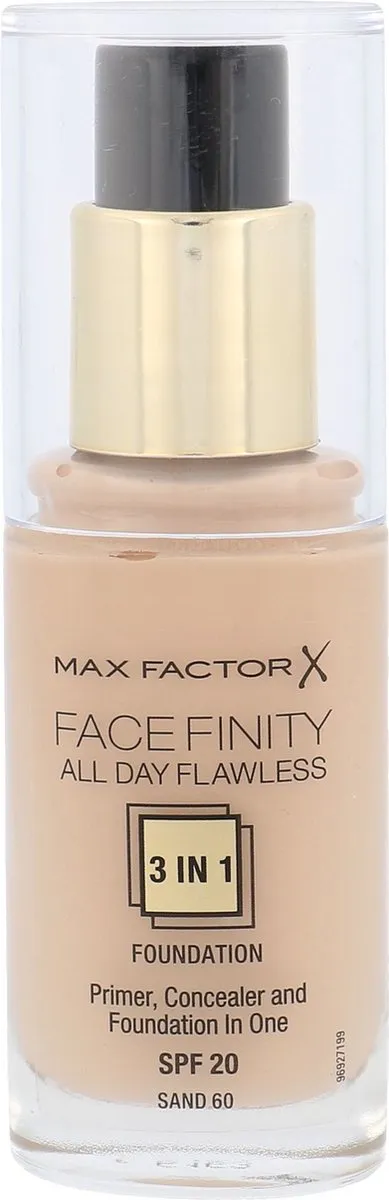 Max Factor All Day Flawless 3-in-1 Foundation 30ml - 60 Sand