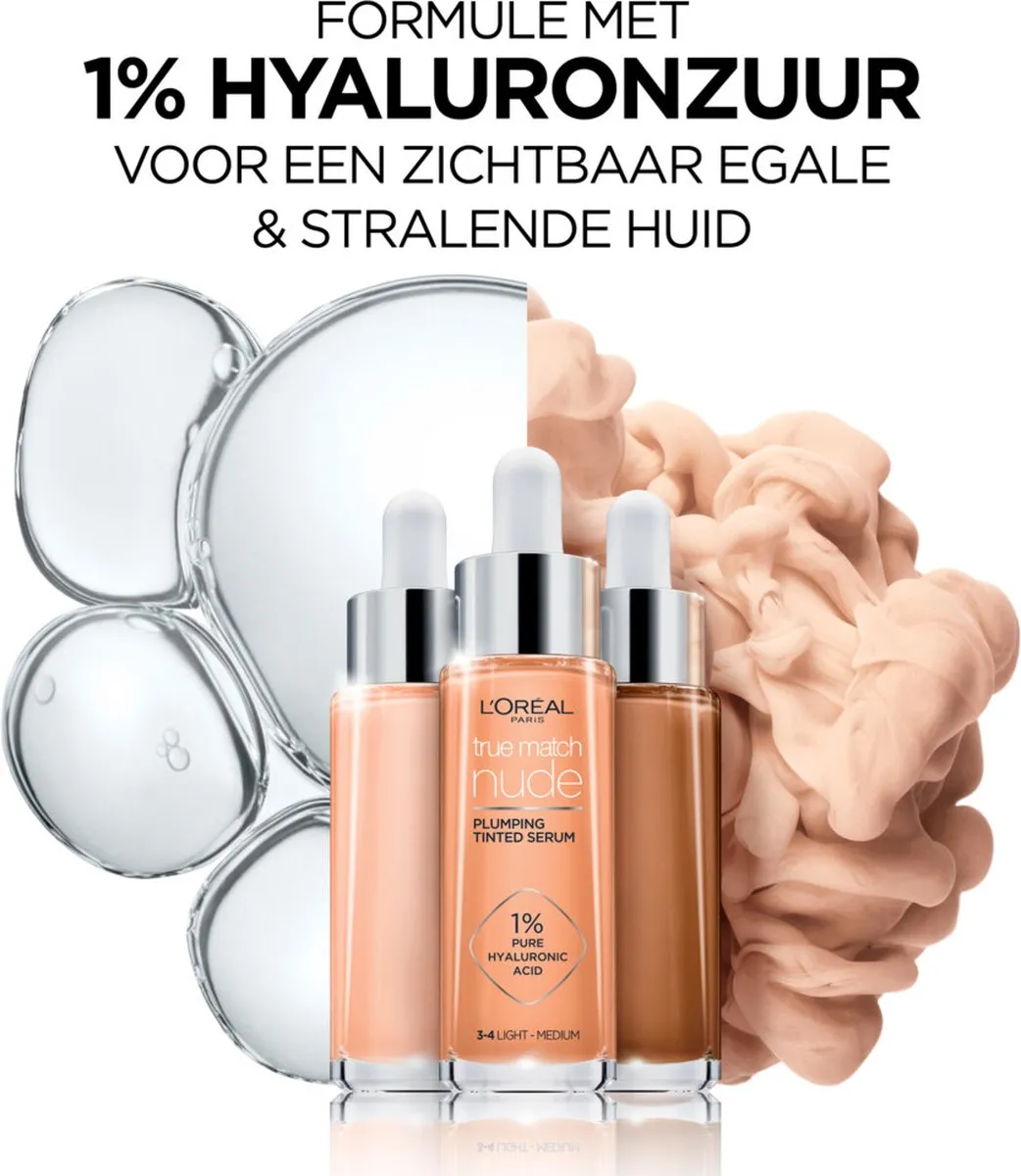L'Oréal Paris True Match Getint Serum 2-3 Light 30ml - 3 Stuks