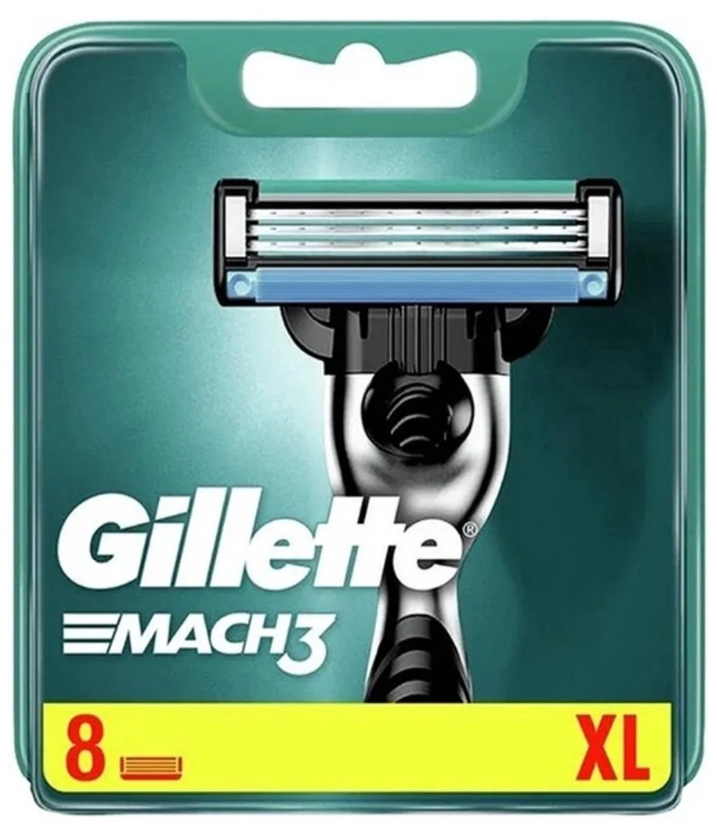 Gillette Mach3 Scheermesjes 8 Stuks - Groene Bulk