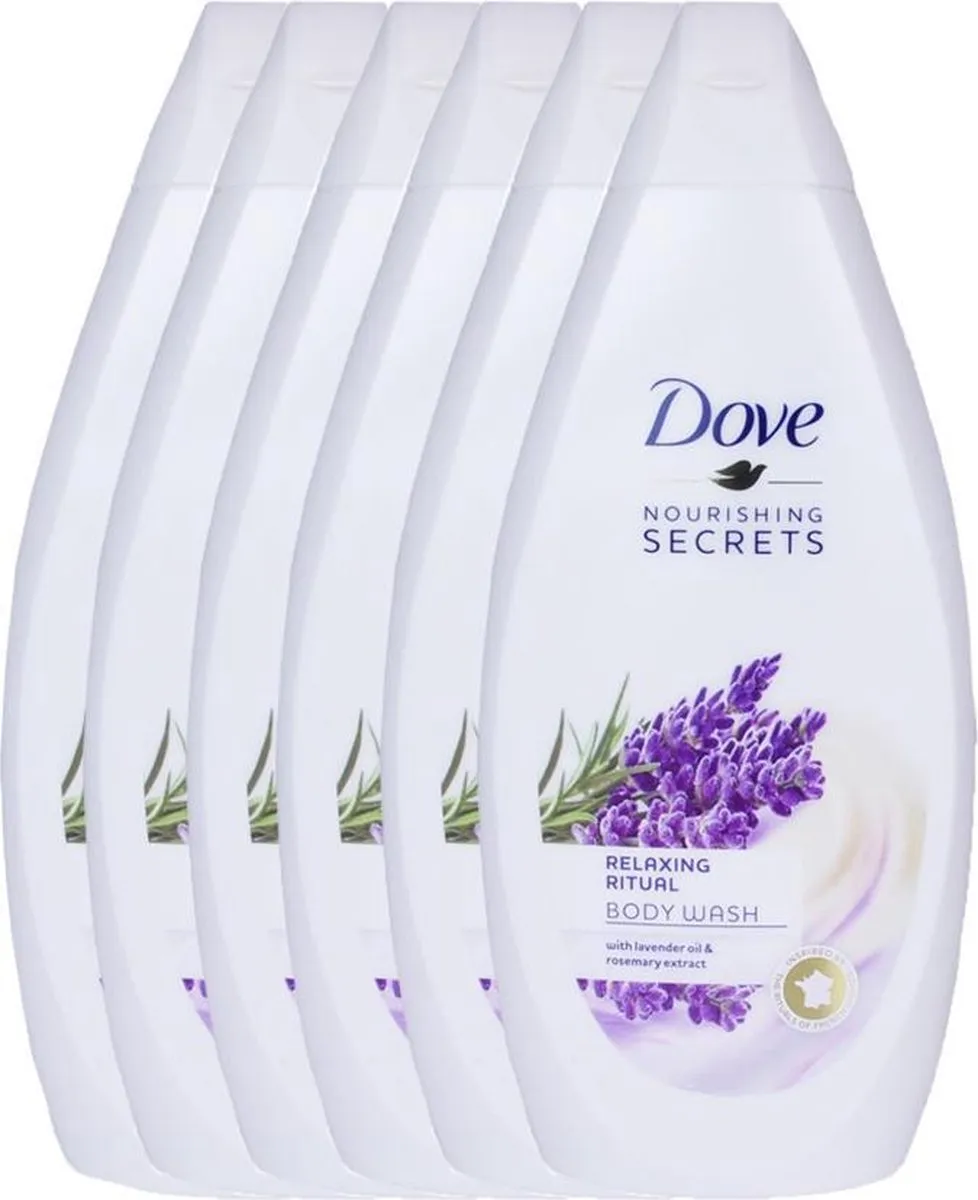 Dove Relaxing Ritual Douchegel Lavendel - 6x500ml