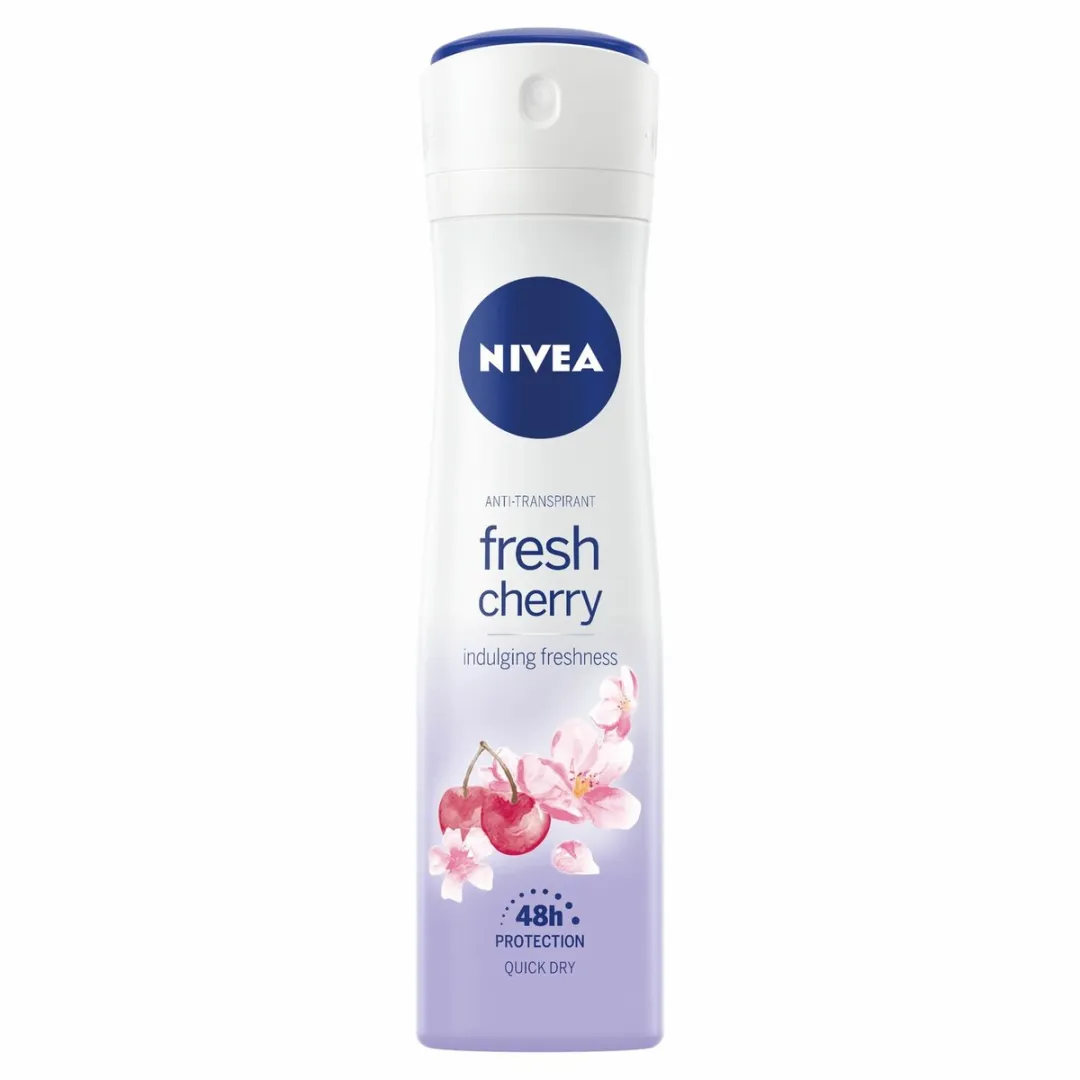 NIVEA Fresh Cherry Anti-transpirant Deo 150ml - afbeelding 6 van 6