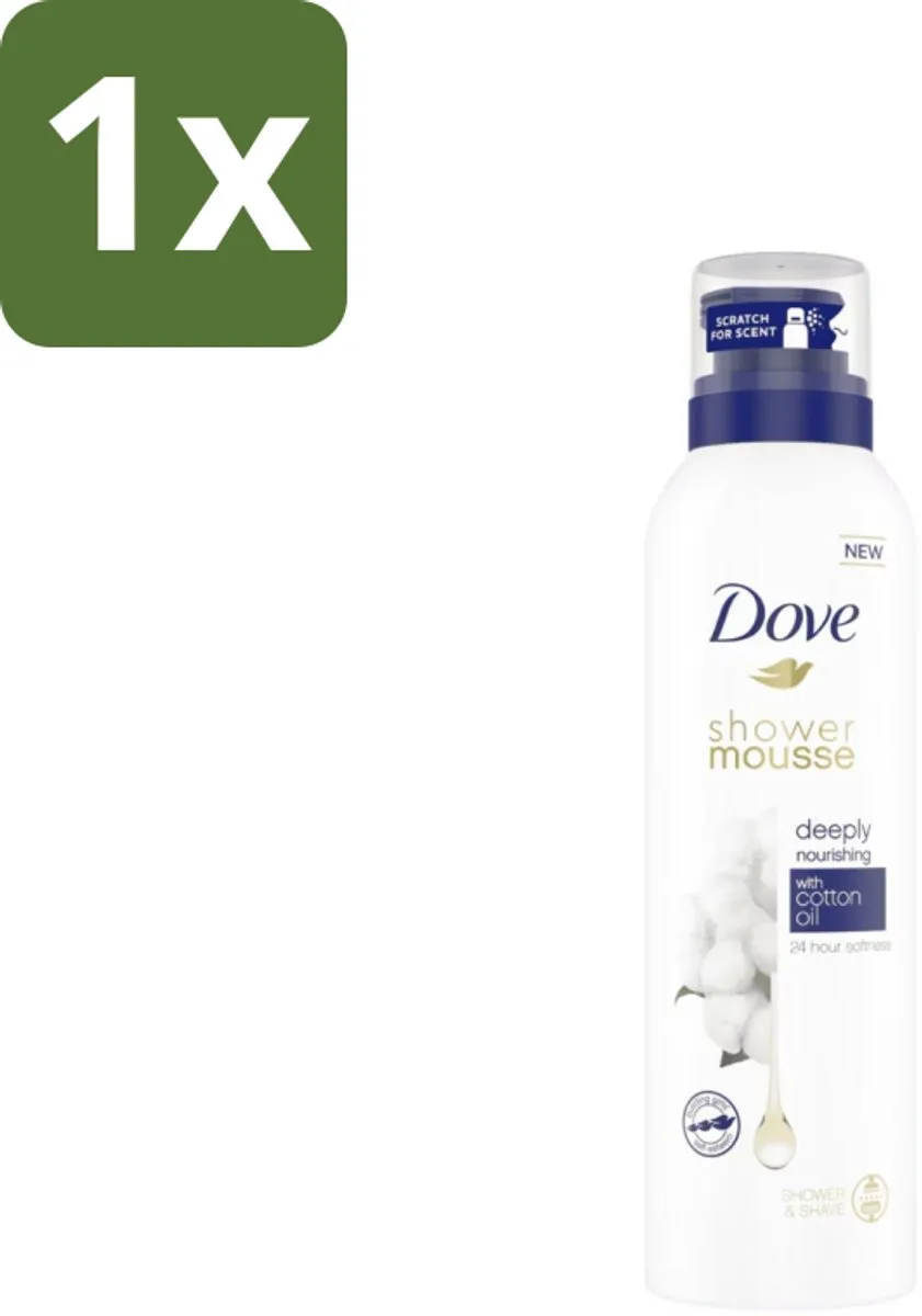 Dove Shower Foam Deeply Nourishing 200ml