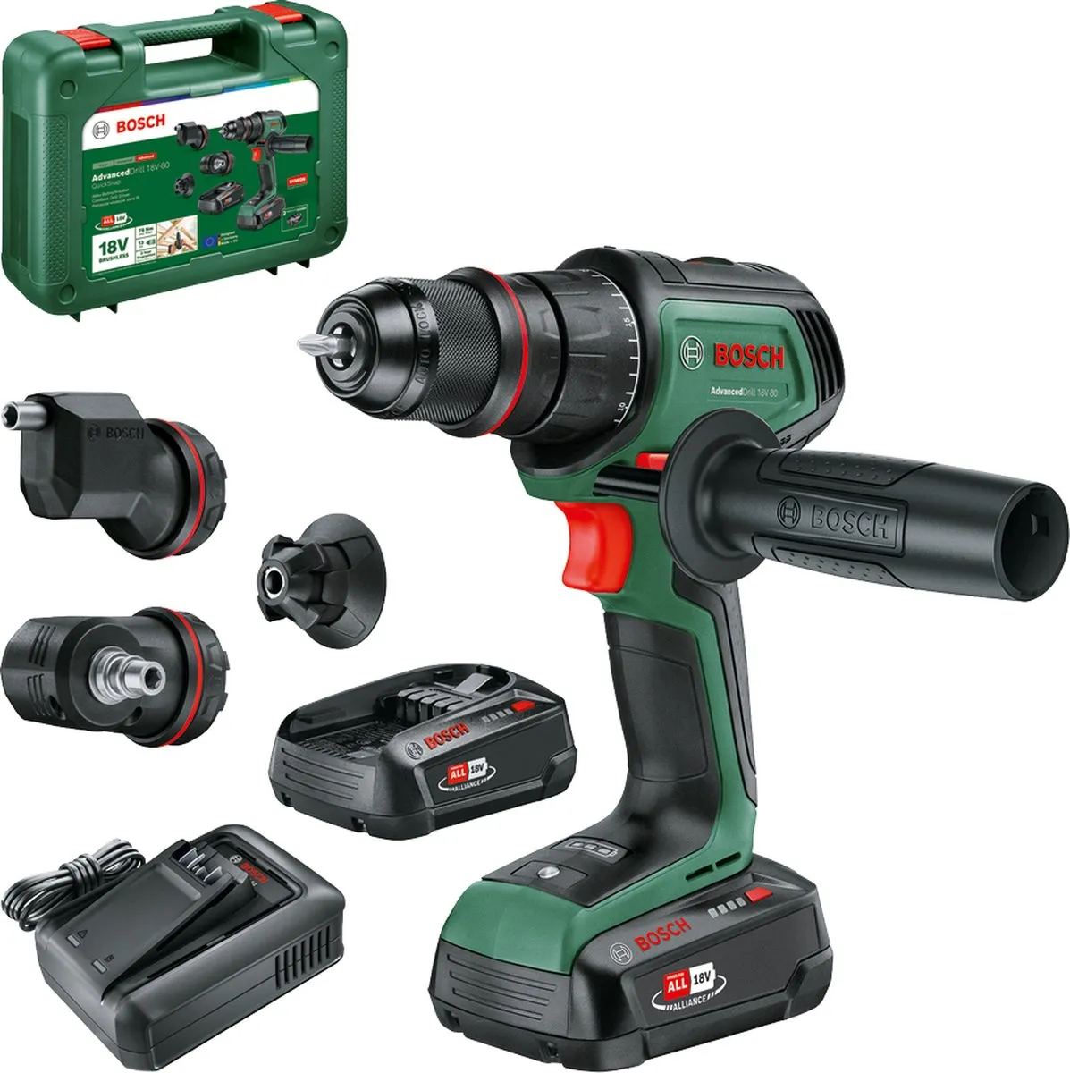 Bosch AdvancedDrill 18V-80 Accuschroefboormachine