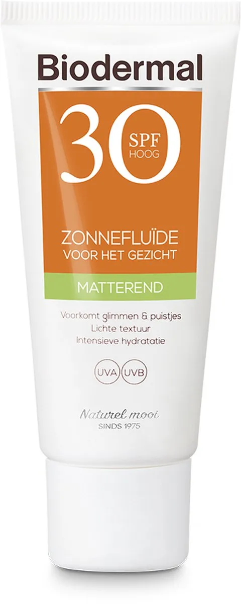 Biodermal Zonnefluïde SPF 30 Gezicht 40ml
