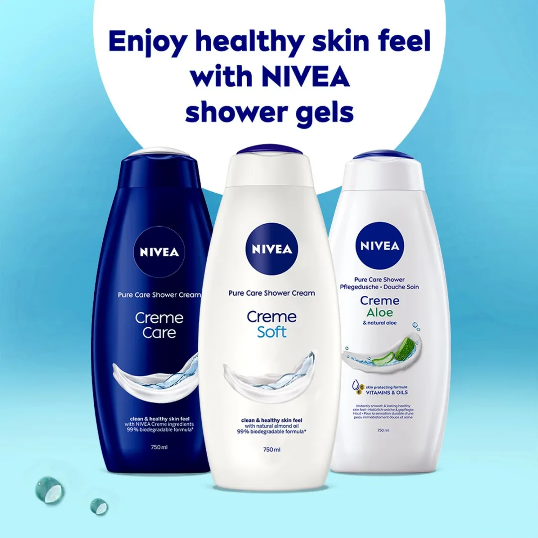 NIVEA Creme Soft Douchecrème Amandelolie 750ml