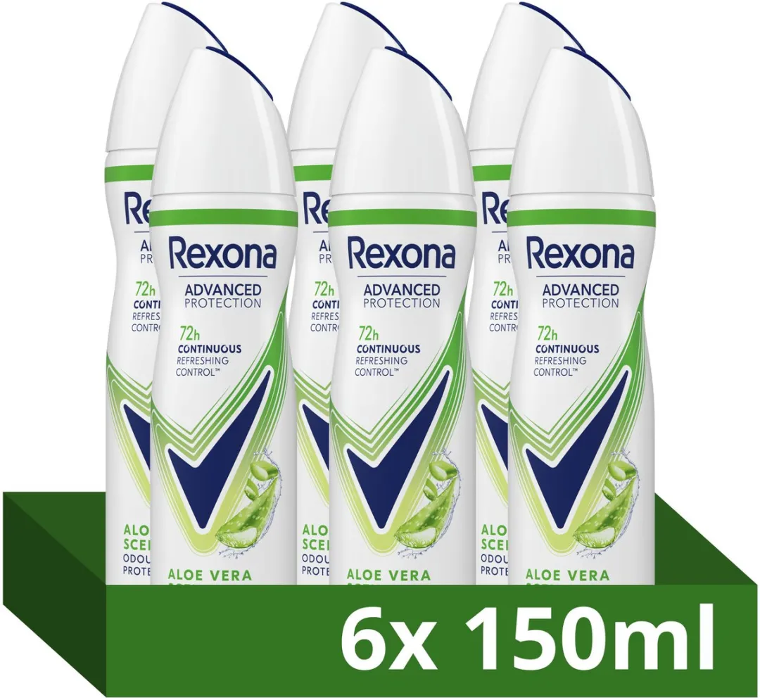 Rexona Women Advanced Protection Anti-Transpirant Spray 6x150ml