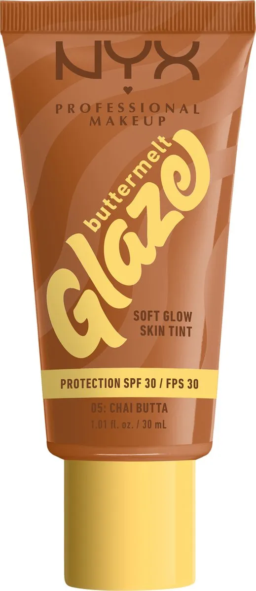NYX Professional Makeup Buttermelt Glaze Foundation Chai Butta - SPF 30 - 30ml