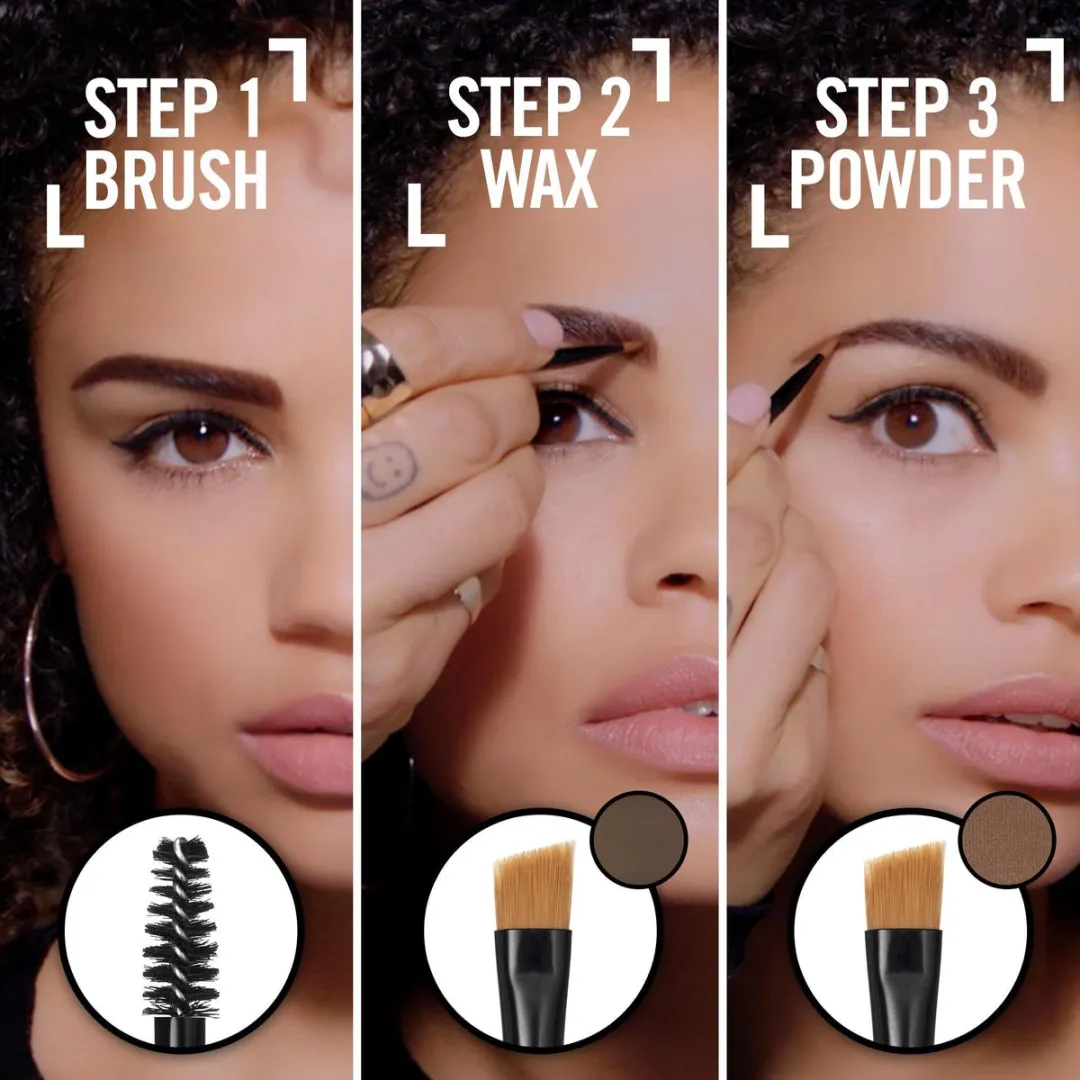 Rimmel London Brow This Way Kit Wenkbrauwpotlood 002 Medium Brown - 3 Stuks