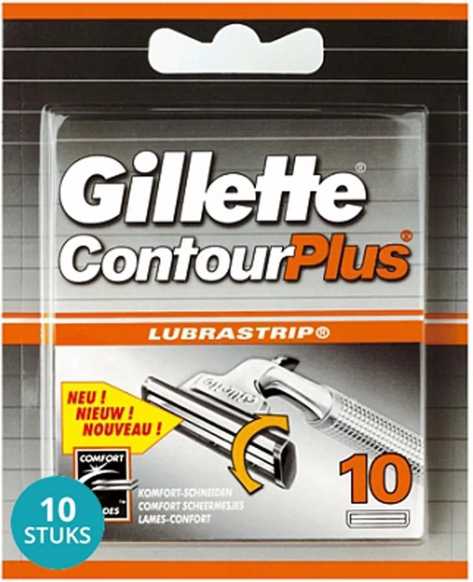 Gillette Contour Plus Scheermesjes 10 Stuks